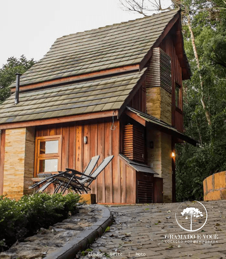 Chalé cabana da fada em Gramado